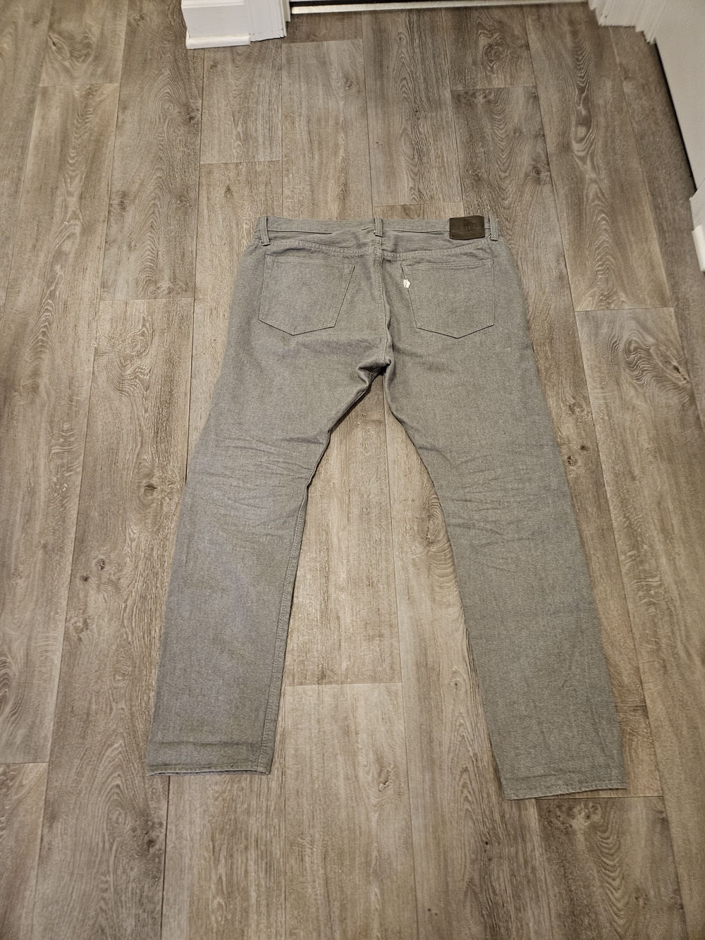 Relaxed Taper Men's Gray Jeans - Moonrock